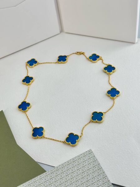 Браслет и колье-чокер Van Cleef & Arpels Vintage Alhambra женский золото w4366846-1-5