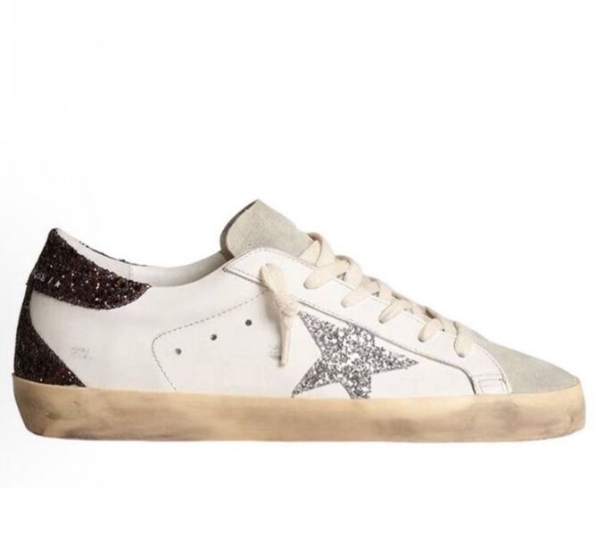 Кеды Golden Goose женский кожа белый 197204