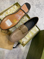 Лоферы Gucci женский кожа бежевый 99951-7