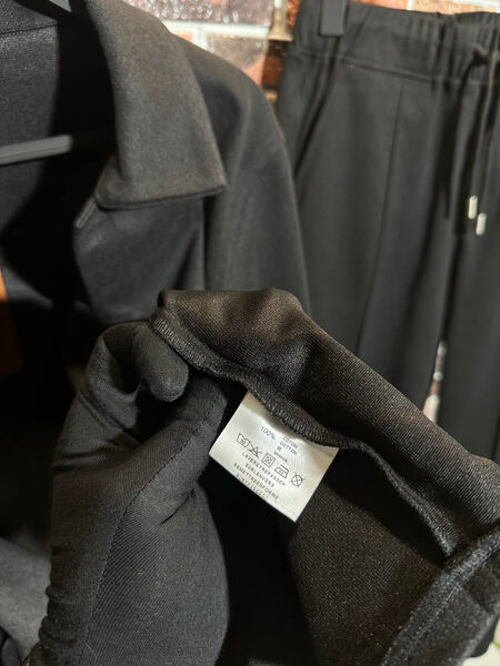Мужской костюм Loro Piana мужской черный 159379-8