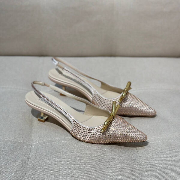 Туфли Miu Miu женский стразы розовый 138146-2