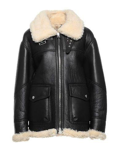 Дубленка Burberry женский кожа черный 165496-3