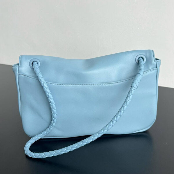 Сумка Bottega Veneta Madison женский кожа бирюзовый 197082-5