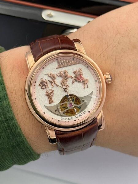 Мужские часы Ulysse Nardin мужской коричневый w0538259-1-3