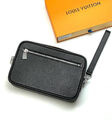 Мужской клатч Louis Vuitton мужской кожа синий 51327-5