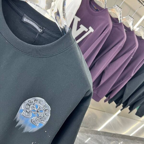 Футболка Chrome Hearts мужской черный o0175479-1-6
