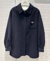 Рубашка утепленная Prada женский черный 162996-1