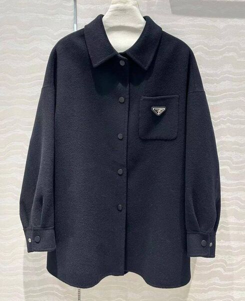 Рубашка утепленная Prada женский черный 162996