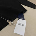 Мужской кардиган Christian Dior мужской вязаная ткань черный 171147-4