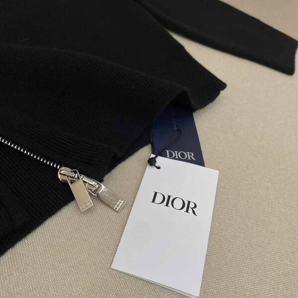 Мужской кардиган Christian Dior мужской вязаная ткань черный 171147-4