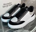 Мужские кеды Alexander McQueen мужской кожа черный,коричневый 157942