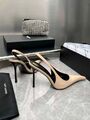 Женские туфли Saint Laurent женский кожа бежевый v9732678-1-4