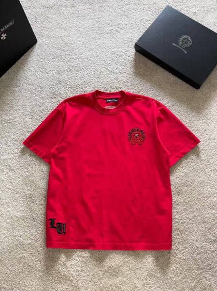 Футболка Chrome Hearts мужской бордовый c7970840-1