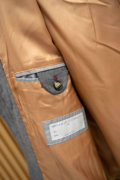 Мужская куртка Brunello Cucinelli мужской графитовый 172000-8