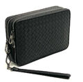 Мужской клатч Bottega Veneta мужской кожа черный 150005-3