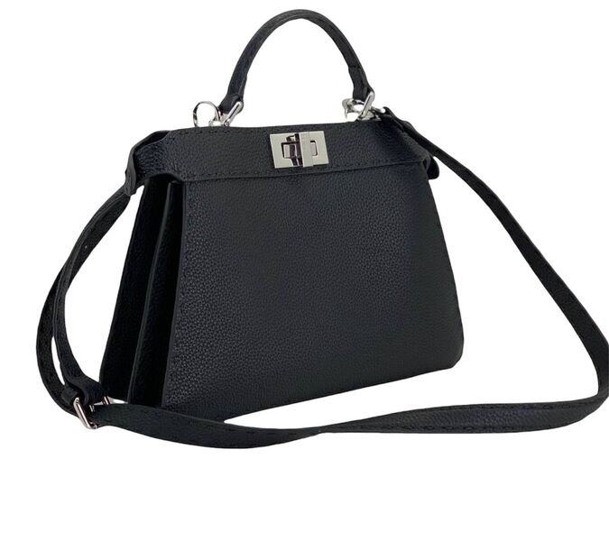 Сумка Fendi 27 см женский кожа черный 74653-2