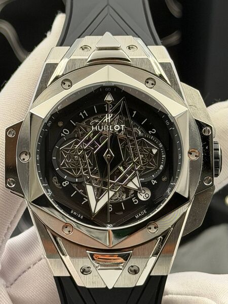 Мужские часы Hublot мужской черный b9498254-1-3