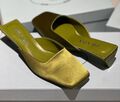 Шлепки Prada женский горчичный 146575-1