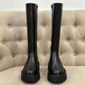 Сапоги Celine женский кожа черный 162886-4