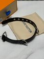 Ошейник для собак и кошек Louis Vuitton C поводком канва черный m8459722-1-4