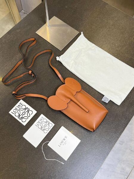 Cумка Loewe женский кожа коричневый o1851440-1-6