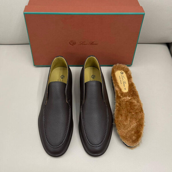 Мужские лоферы Loro Piana мужской кожа 135726-11