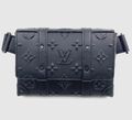 Мужская сумка мессенджер Louis Vuitton мужской кожа черный 77912-1