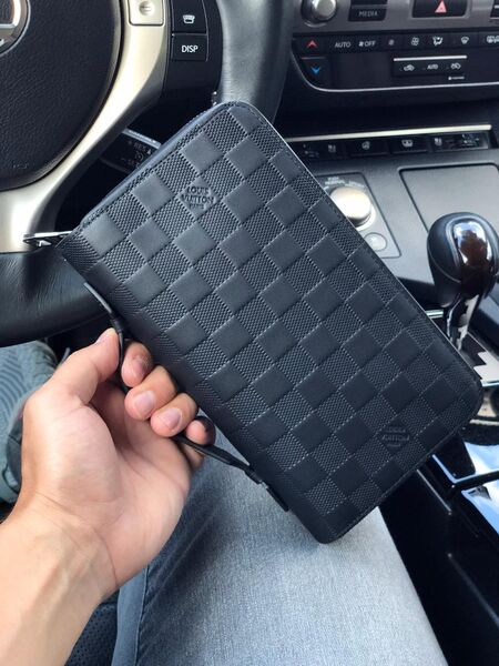 Кошелек Louis Vuitton Xl мужской кожа черный 32039-2