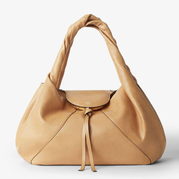 Сумка Fendi женский кожа бежевый 200823-3