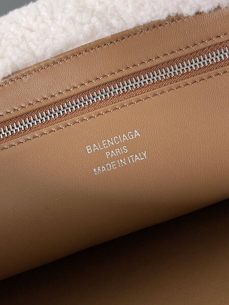 Сумка Balenciaga Rodeo женский замша бежевый 170105-4