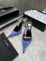 Женские туфли Saint Laurent женский кожа голубой a6396348-1-3