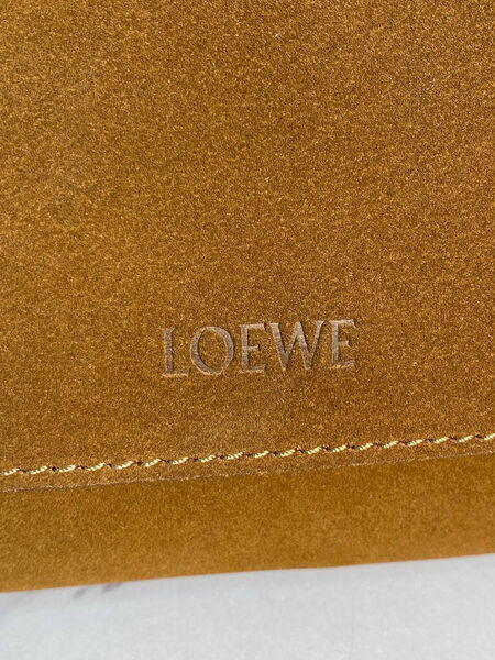 Мужская сумка мессенджер Loewe мужской замша бежевый 168842-10