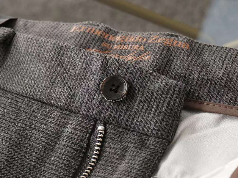 Мужские брюки Zegna мужской графитовый 123768-6