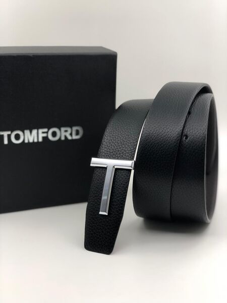 Мужской ремень Tom Ford мужской черный 53203-2