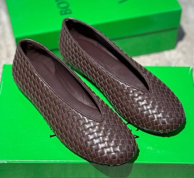 Балетки Bottega Veneta женский кожа 199257