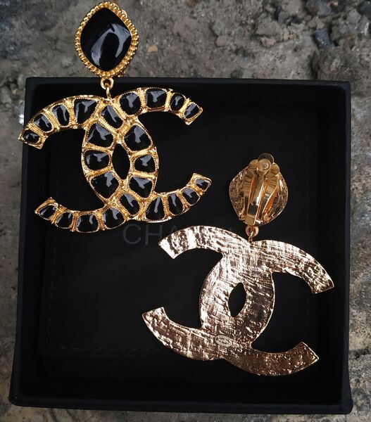 Серьги клипсы Chanel 70849-2