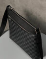 Мужская сумка мессенджер Louis Vuitton мужской кожа черный 200793-4