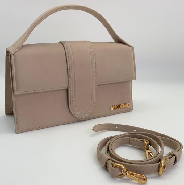 Сумка Jacquemus женский замша бежевый 75873