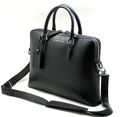 Мужской портфель Burberry мужской кожа черный 123797-1