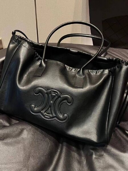 Сумка Celine женский кожа черный 124067-3