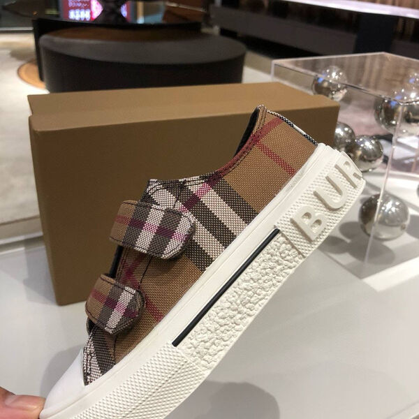 Детские кеды Burberry текстиль 179688-4