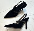 Туфли Brunello Cucinelli женский замша черный 148923-1