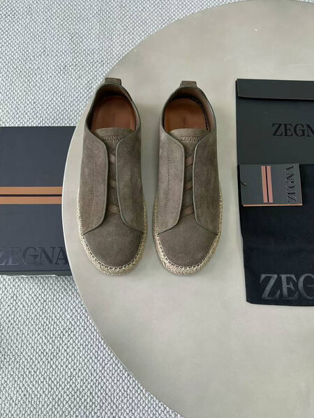 Мужские кеды Zegna мужской замша 185781-3