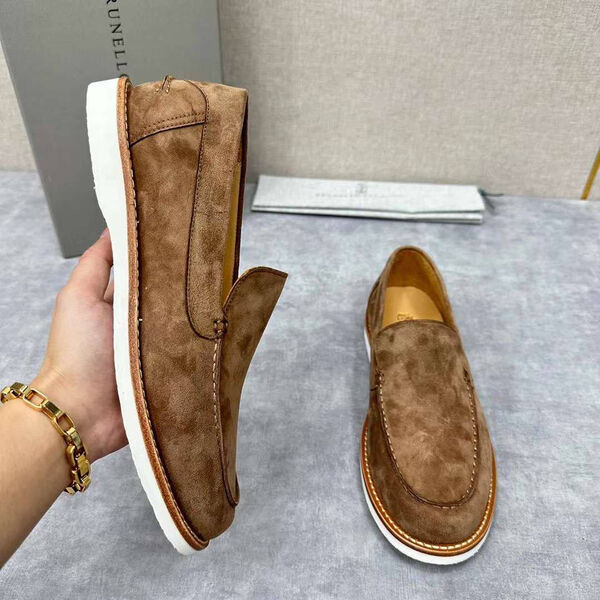 Мужские лоферы Brunello Cucinelli мужской замша 146672-5