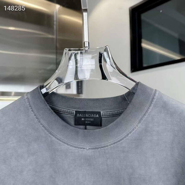 Мужская футболка Balenciaga мужской графитовый 170859-3