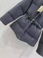 Женский пуховик Prada Loden женский графитовый s9620603-1-3