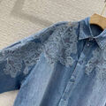 Рубашка Ermanno Scervino женский бирюзовый 152990-6