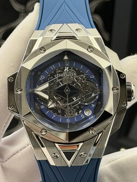 Мужские часы Hublot мужской синий q4789313-1-3
