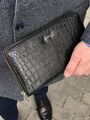 Кошелек-клатч Brioni мужской кожа черный 32190-1