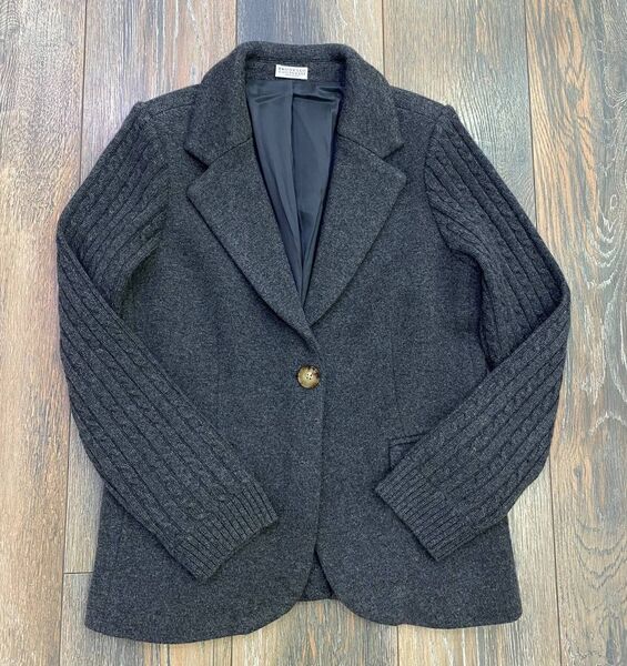 Кардиган Brunello Cucinelli женский графитовый 128950